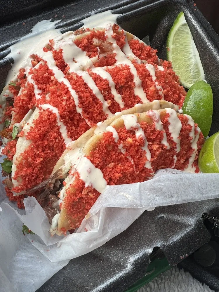 Flaming Hot Taco Birria